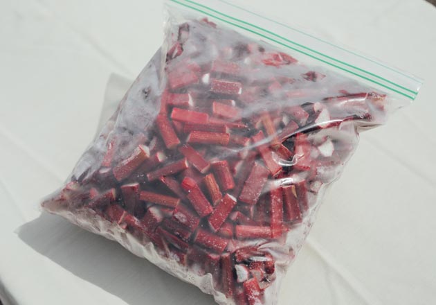 業務用冷凍ルバーブ